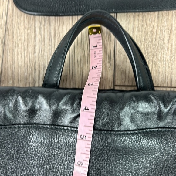 Perfect condition Gucci Logo Print calfskin Leather Drawstring Backpack - Picture 5 of 15